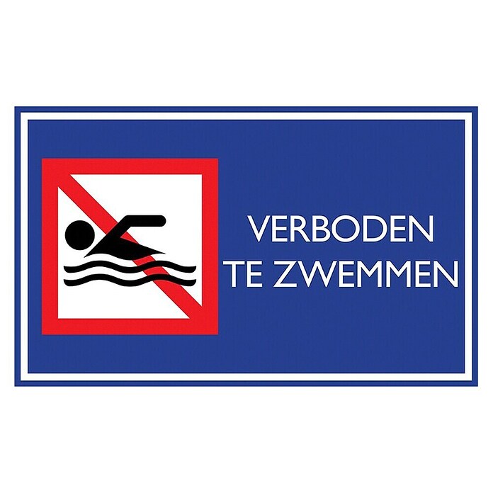 Pickup Sticker (Verboden te zwemmen) | BAUHAUS