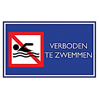 Pickup Sticker (Verboden te zwemmen)