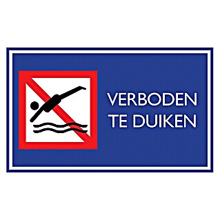 Pickup Sticker (Verboden te duiken)