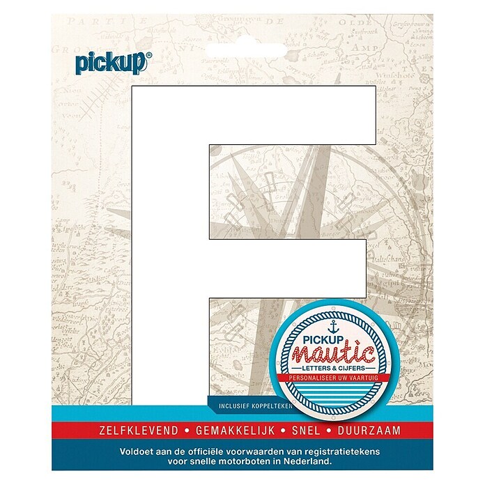Pickup Sticker (F, Wit) | BAUHAUS