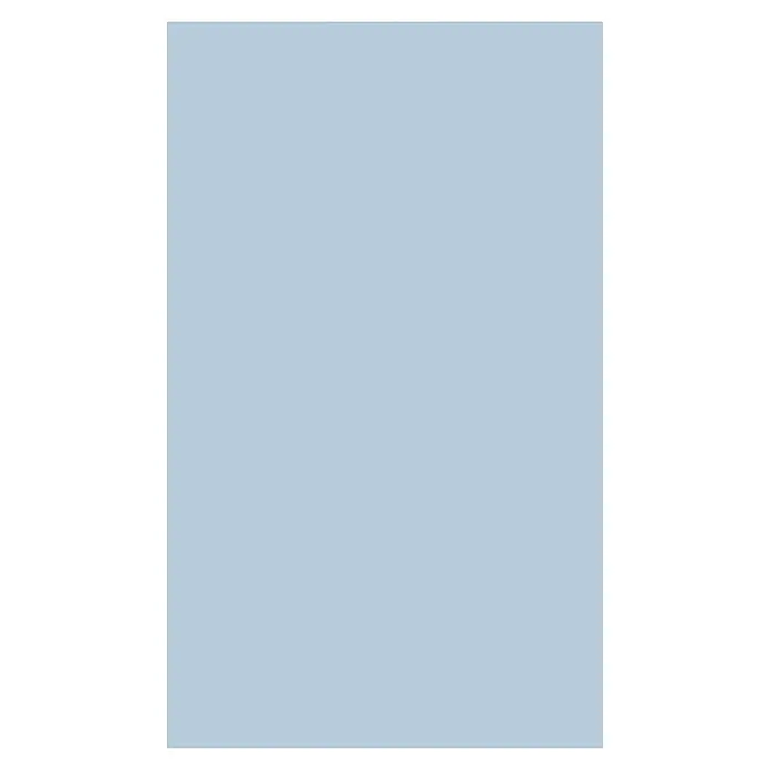 SanDesign Alu-Verbundplatte - 150 x 250 cm, Sky Blue - Hellblaue rechteckige Fläche.