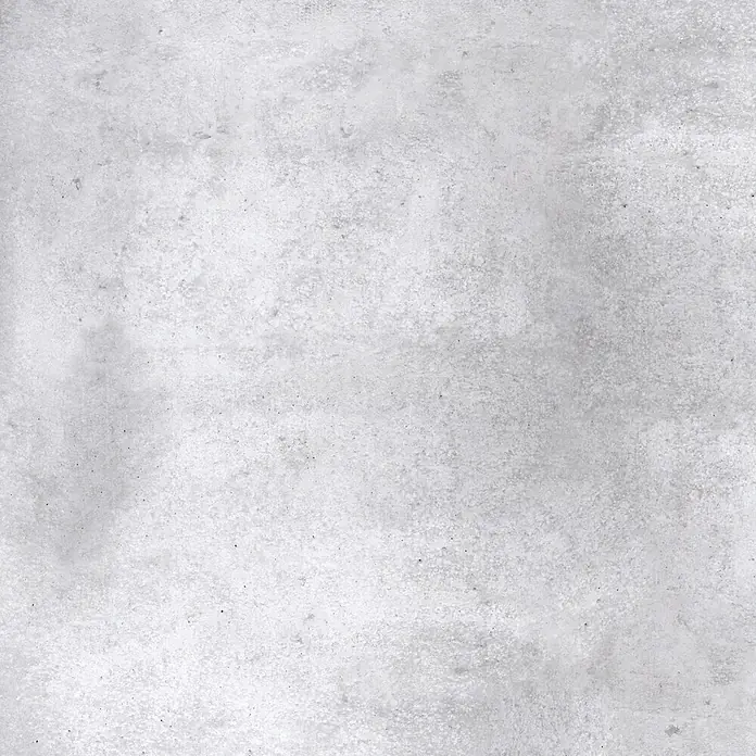 SanDesign Alu-Verbundplatte - 125 x 250 cm, Beton - Hellblau-graue strukturierte Oberfläche mit dezentem, meliertem Muster.