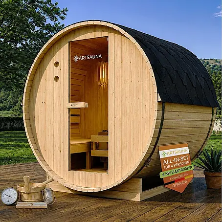 Artsauna  Fasssauna Spitzbergen