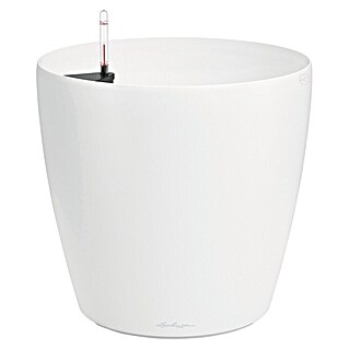 Lechuza Classico Pflanztopf Color (Außenmaß (Ø x H): 49 x 46,5 cm, Kunststoff, Weiß)