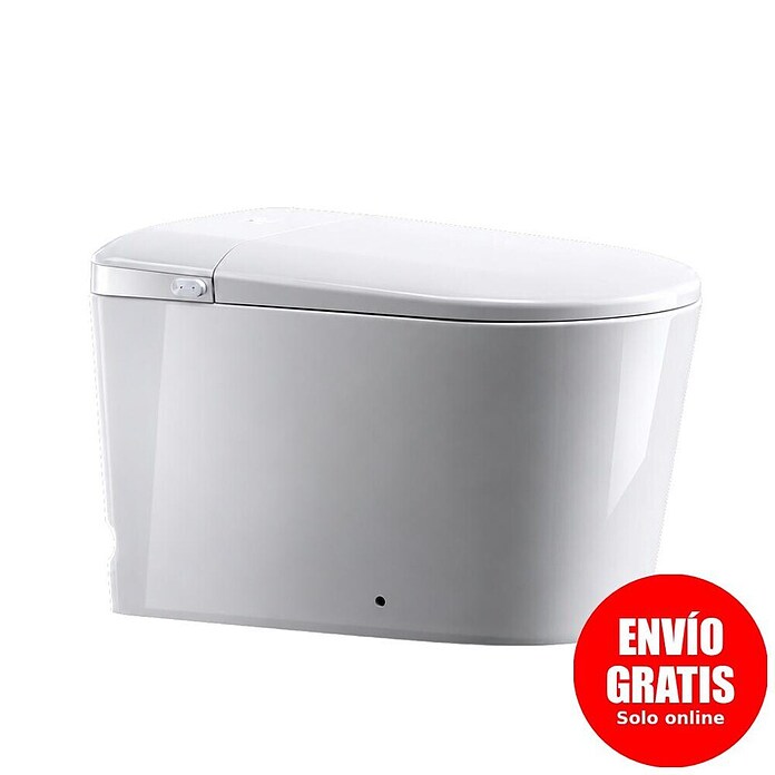 Taza de WC Japonés Smart Alpha (Sin borde de descarga, Salida dual, Blanco) | BAUHAUS