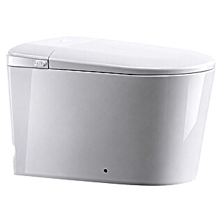 Taza de WC Japonés Smart Alpha (Sin borde de descarga, Salida dual, Blanco)