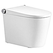 Taza de WC Japonés Smart Beta (Sin borde de descarga, Salida WC: Vertical, Blanco) | BAUHAUS