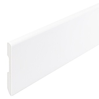 Oknum Rodapié antihumedad EPS (220 cm x 14 mm x 80 mm, Poliestireno expandido, Blanco)