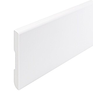 Oknum Rodapié antihumedad EPS (220 cm x 12 mm x 90 mm, Poliestireno expandido, Blanco)