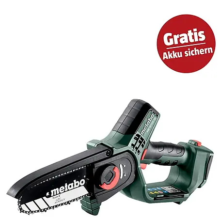Metabo CAS 18V Einhand-Akku-Kettensäge MS 18 LTX 15