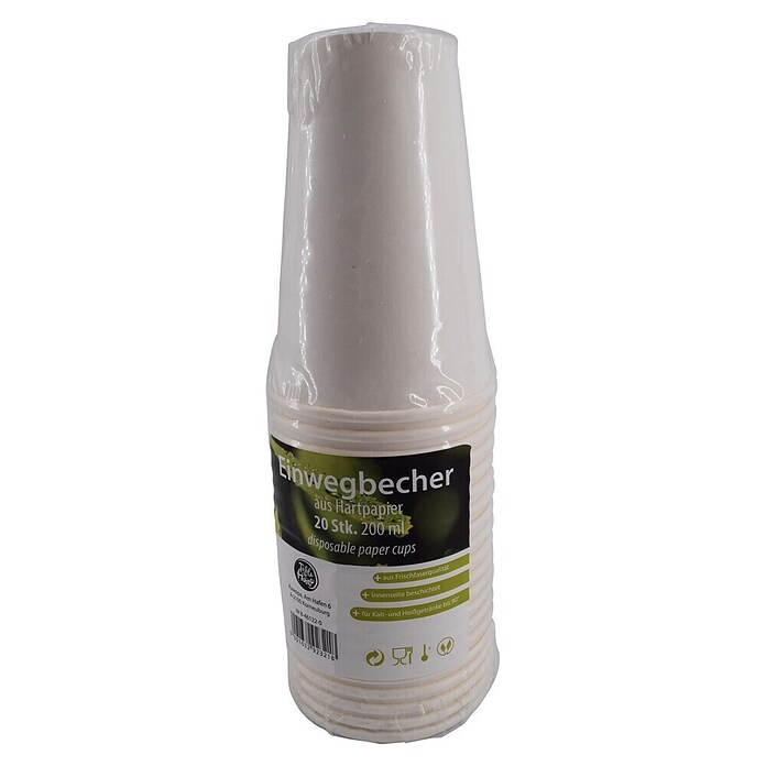 Pappbecher (200 ml, 20 Stk.) | BAUHAUS
