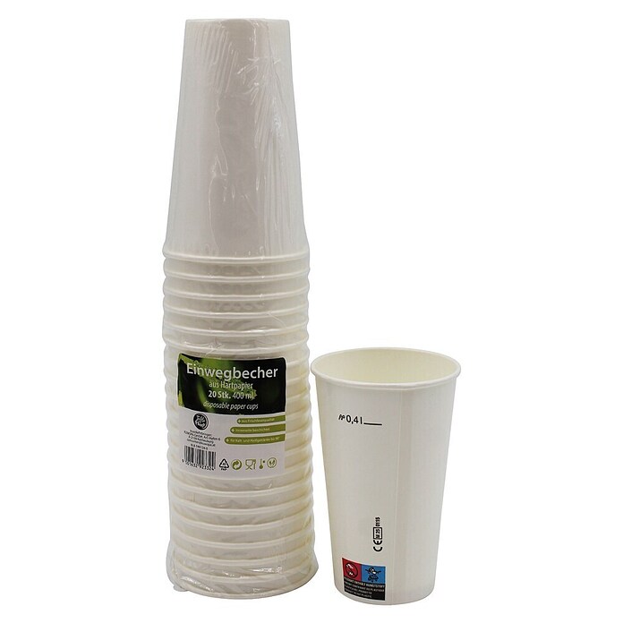 Pappbecher (400 ml, 20 Stk.) | BAUHAUS