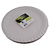 Pappteller (Durchmesser: 23 cm, Weiß) | BAUHAUS