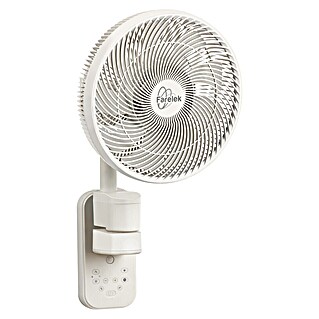 Zidni ventilator Voralia (Boja: Bijela, Promjer: 30 cm)