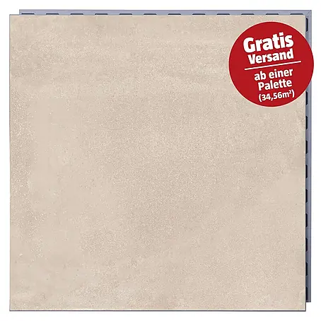 Terrassenfliese Click and Go Square Sand