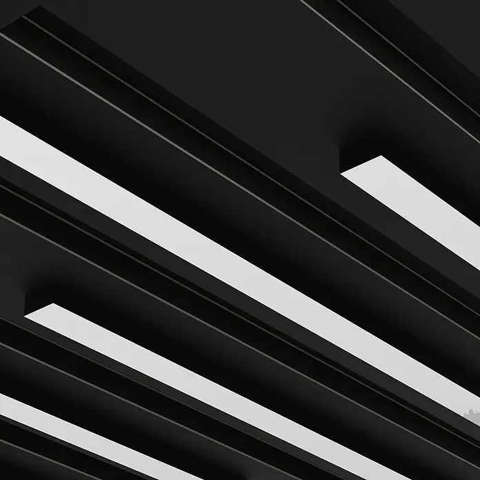 Eglo LED-Deckenleuchte Pitrignani-Z - 20 W, L x B x H: 38 x 38 x 5,5 cm, Schwarz, RGBW - Moderne schwarze Deckenpaneele mit integrierten weißen linearen LED-Lichtleisten für ein elegantes Architekturlichtdesign.