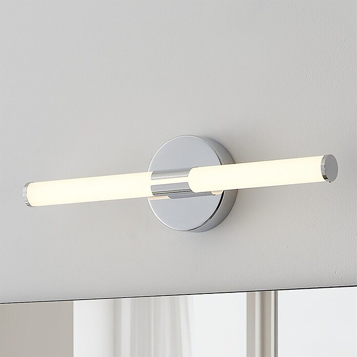 Eglo Led-spiegelverlichting Ramola (7,5 W, l x b x h: 45 x 6,5 x 12 cm, Chroom, Warm wit) | BAUHAUS