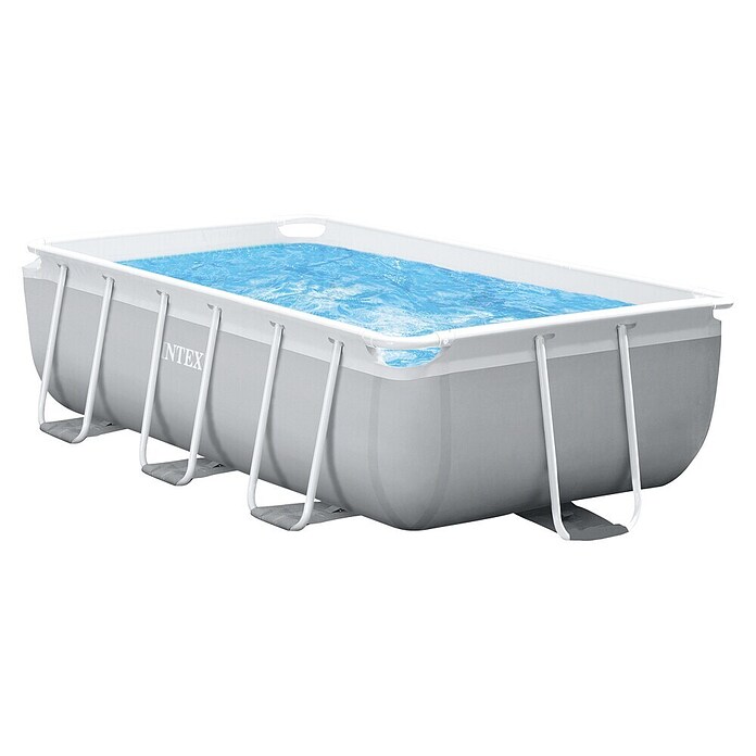 Intex Frame-Pool-Set Prism Quadra (3,5 m³, Grau, L x B x H: 300 x 175 x 80 cm) | BAUHAUS