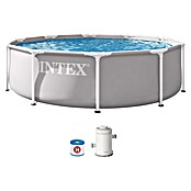 Intex Piscina Frame Prisma Rondo (Ø x Al: 305 x 76 cm, Gris, 4.485 l) | BAUHAUS
