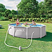 Intex Piscina Frame Prisma Rondo (Ø x Al: 305 x 76 cm, Gris, 4.485 l) | BAUHAUS