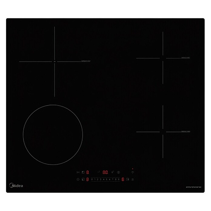 Midea Set de horno empotrado MIH743E325 (Número de tipos de calentamiento: 9 ud., Negro y Inox, 2 pzs.) | BAUHAUS