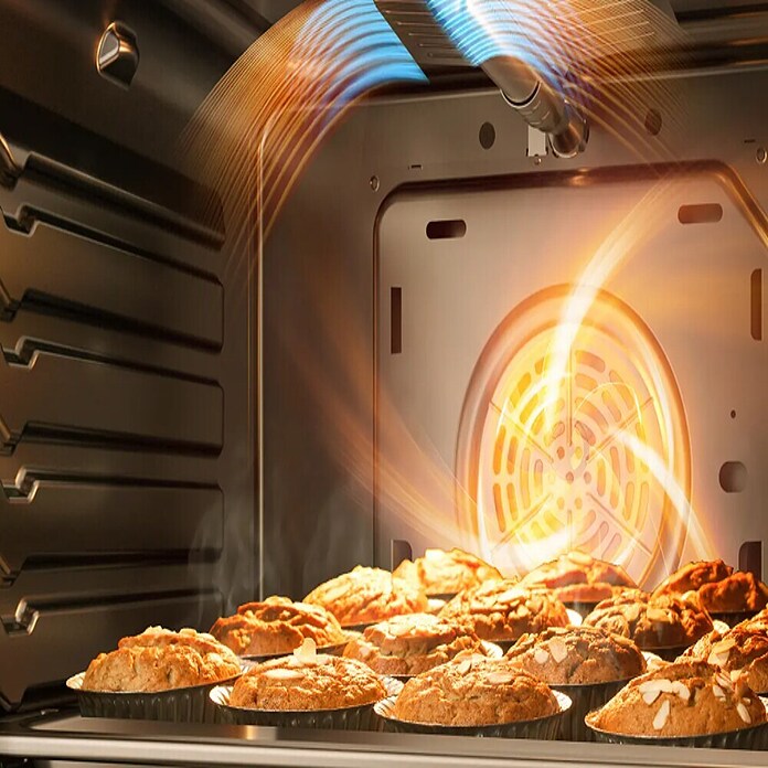 Midea Horno empotrado MBOG2-D2M90 (Número de tipos de calentamiento: 9 ud., Volumen horno: 70 l) | BAUHAUS