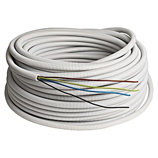 Profile Flexibele buis Voorbedraad 3 X 2.5 + 1.5 (Lengte: 100 m, Grijs)