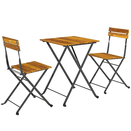 Outsunny  Gartentisch-Set