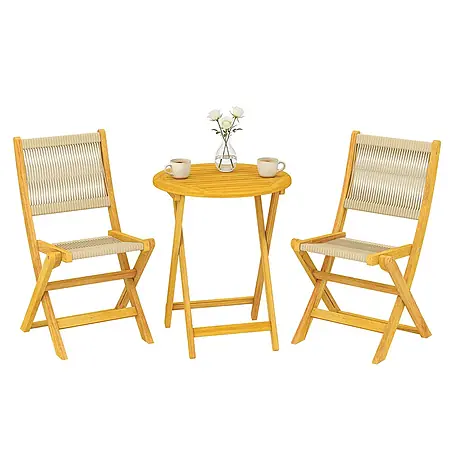 Outsunny  Gartentisch-Set