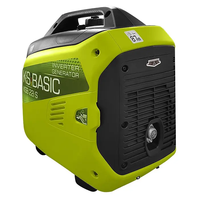 Könner & Söhnen Stromerzeuger KSB 22i S - Nennleistung: 1,8 kW, Tankvolumen: 4 l - Kompakter, lindgrün-schwarzer Inverter-Generator mit Tragegriff für Mobilität.