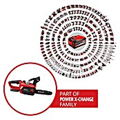 Einhell Power X-Change 18V Akumulatorska verižna žaga SETGE-LC 18 KIT 5AH  (1 baterija, Dolžina meča: 25 cm) | 7371 - Akku-Kettensägen | IAEJ - Kettensägen | IAE - Gartenmotorgeräte | IA - Gartenhartware | I - Stadtgarten | BAUHAUS