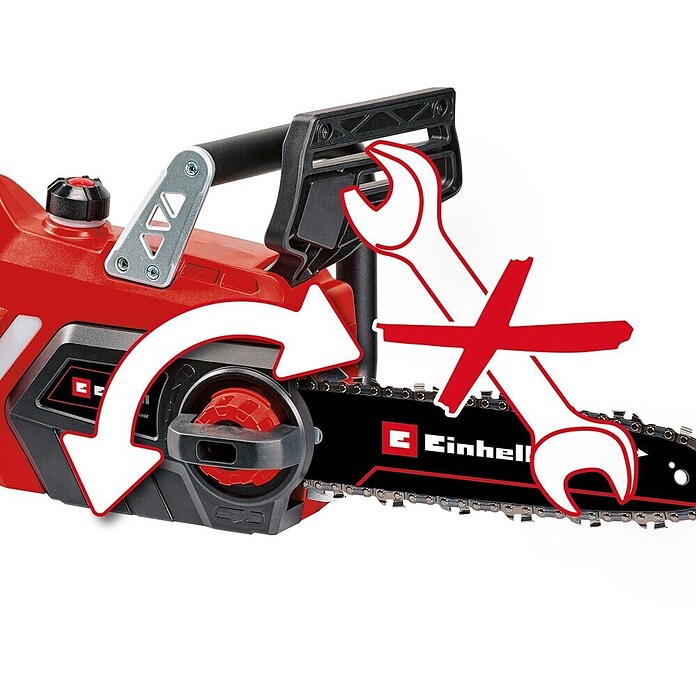 Einhell Power X-Change 18V Akumulatorska verižna žaga SETGE-LC 18 KIT 5AH  (1 baterija, Dolžina meča: 25 cm) | 7371 - Akku-Kettensägen | IAEJ - Kettensägen | IAE - Gartenmotorgeräte | IA - Gartenhartware | I - Stadtgarten | BAUHAUS