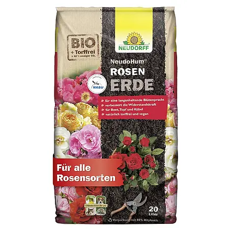 Neudorff NeudoHum Blumenerde für alle Rosensorten