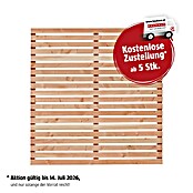 Kiehnholz Sichtschutzelement Rhombus (179 x 179 cm, Natur)