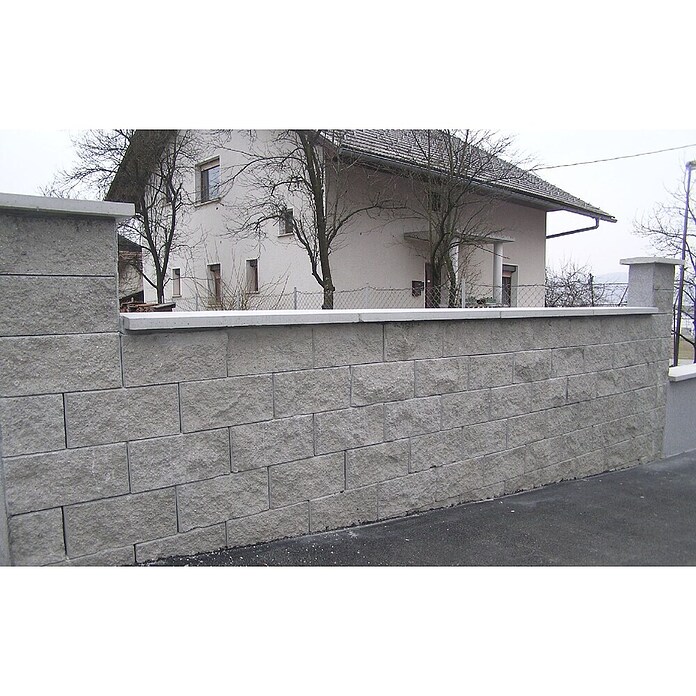 Zobec Zidak  (40 x 20 x 19 cm, Grafit) | 5698 - Mauersysteme/Abdeckplatten/Balus | FAEA - Gartenbaustoffe | FAE - Gartenbaustoffe | FA - Baustoffe | F - Baustoffe | BAUHAUS