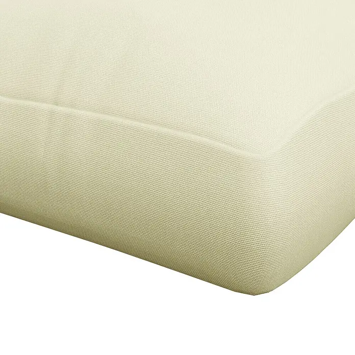 Outsunny Bankauflage Palettensitzpolster - Dekopaletten, 1 Stk., 100% Polyester, Cremeweiß - Helles beiges Outdoor-Kissen mit robuster gewebter Stofftextur.