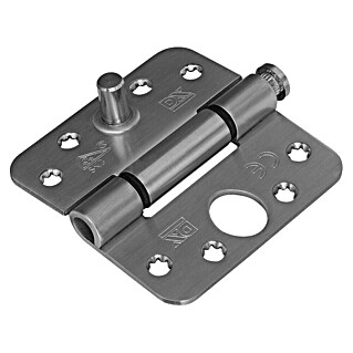 Dulimex Deurscharnier (b x h: 89 x 89 mm, RVS)