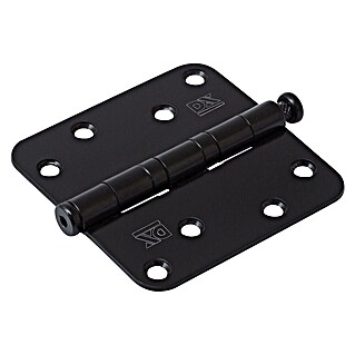 Dulimex Deurscharnier (b x h: 89 x 89 mm, Zwart)
