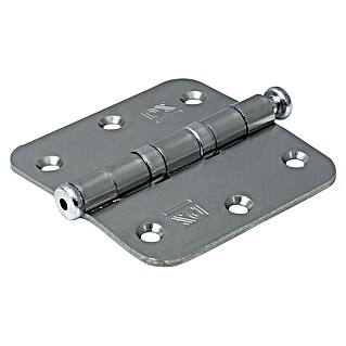 Dulimex Deurscharnier (b x h: 76 x 76 mm, Zilver)