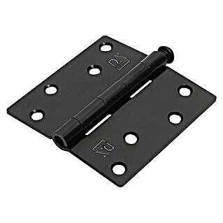 Dulimex Deurscharnier (b x h: 89 x 89 mm, Zwart)