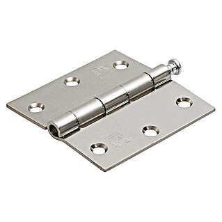 Dulimex Deurscharnier (b x h: 76 x 76 mm, Zilver)