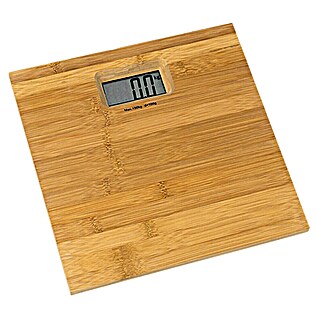Venus Digitale personenweegschaal Athene (31 x 31 x 3,5 cm, Natuurlijke materialen, Naturel)