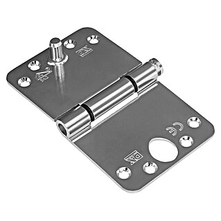Dulimex Deurscharnier (b x h: 150 x 89 mm, Zilver, SKG***)