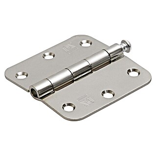 Dulimex Deurscharnier (b x h: 76 x 76 mm, Zilver)