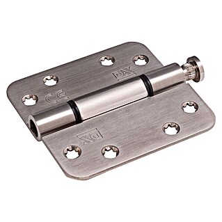 Dulimex Deurscharnier (b x h: 89 x 89 mm, RVS)