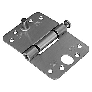 Dulimex Deurscharnier (b x h: 125 x 89 mm, RVS)