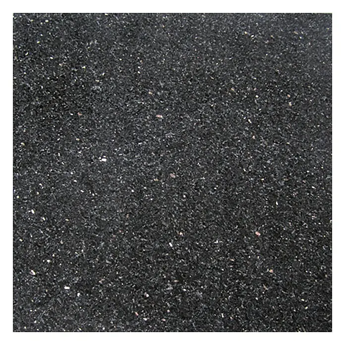 Natursteinfliese Star Galaxy - 30,5 x 30,5 cm, Schwarz, Glänzend - Schwarzer Granit mit glitzernden Akzenten, ideal für Arbeitsplatten und Bodenbeläge, verleiht jedem Raum Eleganz.