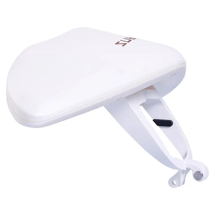 Sublue Tauchscooter MixPro 2026 - L x B x H: 465 x 230 x 230 mm - Weißer verstellbarer Sonnenblendenverlängerer mit flexiblem Arm und Logo.