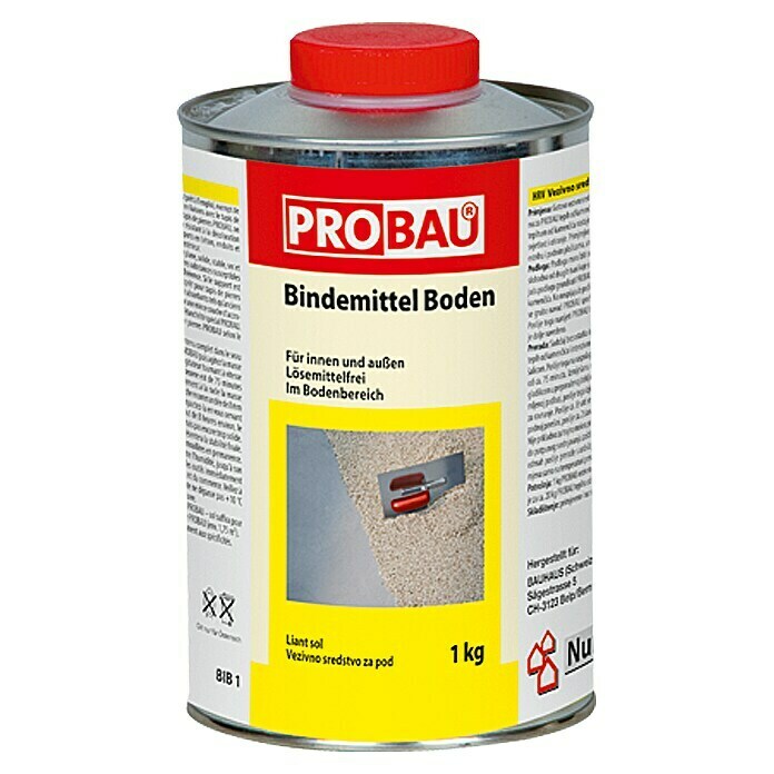 Probau Bindemittel Boden1 kg, Geeignet für: Steinchenteppich Front View