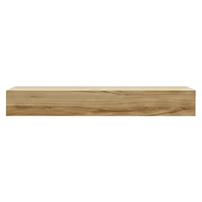 Conjunto de mueble de baño Aidan - Ancho: 100 cm, Teka, 3 pzs. - Tabla de madera marrón claro con veta visible.